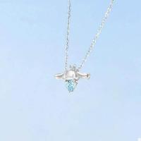 ราคา Cinnamoroll Necklaces Kawaii Pendant for Girls Sweet Cute Aromatherapy Necklaces Chain Choker Jewelry Sanrio Gifts Childrens (20346800583)