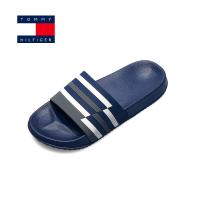 ราคา TOMMY รองเท้าแตะผู้ชายแฟชั่นสีน้ำเงินรองเท้าแตะเปิดนิ้วเท้า Luxury Mens Slippers (9068929051)