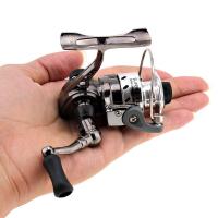 ราคา MINI รอกตกปลาปาล์มขนาดเครื่องม้วนลวดขนาดเล็ก SPINNING Reel สำหรับน้ำแข็งปลาปากกาเบ็ดตกปลา (111584074)