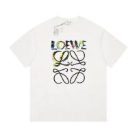 ราคา เสื้อยืด Loewe Loewe luo Yiwi สำหรับผู้ชายและผู้หญิงโลโก้คลาสสิกคอกลมใหม่แขนลำลองขาสั้นสามป้าย (20802804235)