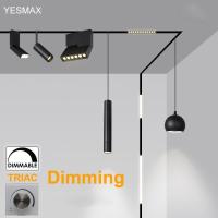 ราคา ABNU 35mm TRIAC Dimming 24V Magnetic Track Light System Ceiling Line Spotlight Downlight Living Room Linear Lamp Series (18814288051)