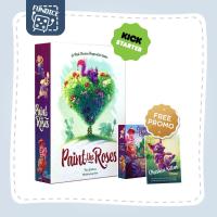 ราคา Fun Dice Paint the Roses Deluxe Edition The Cheshire Kitten Promo Kickstarter Board Game (14729230827)