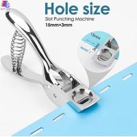 ราคา เครื่องเจาะรูบัตรพนักงาน เครื่องเจาะรูป้าย แบบโลหะ ขนาดเจาะวงรี 3 x 15 mm ตัวเจาะกระดาษ ที่เจาะรูกระดาษ ที่เจาะกระดาษ พร้อมส่ง (21341956552)