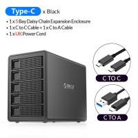 ราคา ORICO 35 Series Type C 4 Bay HDD Docking Station พร้อมฟังก์ชั่น Raid 10Gbps สำหรับ2 5 3 5นิ้ว Hard Drive Case (21004285889)