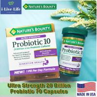 ราคา 28 Sale EXP 06 24 โปรไบโอติกส์ 10 สายพันธุ์ Ultra Strength 20 Billion Probiotic 70 Capsules Natures Bounty (21257216745)