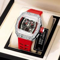 ราคา hot style Richard fashion barrel shaped multi function fully automatic watch mens student tritium authentic top ten brand meters (20508120390)