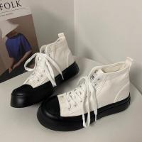 ราคา billy shoes 5 รองเท้าผ้าใบขอบหนา เสริมส้น (18823568373)