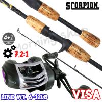 ราคา ชุดคันตีเหยื่อปลอม Scorpion Visaa รอก Ashino A200 A201 (5942118576)