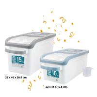 ราคา กล่องเก็บข้าวสาร ถังข้าวสาร กล่องเก็บข้าว ขนาด 10 ลิตร 15 ลิตร ฟรีถ้วยตวง (7160944434)