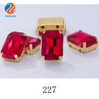 ราคา Xichuan พลอยเทียมแก้วทรงสี่เหลี่ยมผืนผ้า8X10มม แบบ DIY พร้อมกรงเล็บเย็บบนหินเพชรพลอยเทียมสำหรับเสื้อผ้าเครื่องประดับงานฝีมือคริสตัล (17762026197)