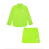 ราคา Kloset KK23 SET002 Kiss Jacket And Skirt Set เสื้อเซท เสื้อเชิ้ตแขนยาว กระโปรง (19064817953)