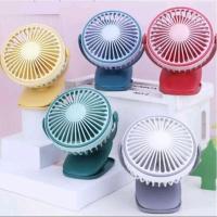 ราคา พัดลมหนีบรถเข็น พัดลมหนีบโต๊ะ พัดลมพกพา มี usb ชาร์จ ปรับได้ 3 ระดับ (20534049675)