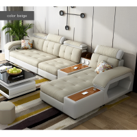 ราคา โซฟาตัวแอล L shape Sofa Smart sofa สมาร์ทโซฟา โซฟาดีไซน์ใหม่ ทันสมัย Sofa bad (19462191174)