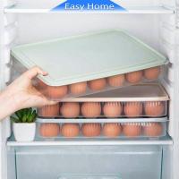 ราคา กันกระแทก กล่องเก็บไข่ ที่เก็บไข่ เก็บได้24ฟอง คละสี egg storage box (10339266321)
