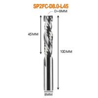 ราคา เครื่องตัดมิลลิ่งอัดงานไม้ UP DOWN ตัดสองขลุ่ยเกลียวคาร์ไบด์มิลลิ่งเครื่องมือ CNC Router Wood End Mill Cutter Bits (19885371345)