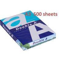 ราคา กระดาษถ่ายเอกสาร A3 80 แกรม 500 แผ่น Double A 1รีม (20682558689)