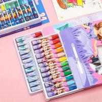 ราคา สี สีเทียน เครื่องเขียน สีระบาย งานศิลปะ ดินสอสี สีวาดรูป สีเทียน 24 สี ลายดิสนีย์ (8907883873)