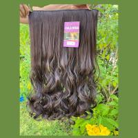 ราคา แฮร์พีช hairpiece แฮร์พีช calawigs ชิ้นหนาพิเศษไหมด้านเหมือนผมจริง แฮร์พีชปลายลอน รหัส T690 กว้าง28cm ยาว60cm (7148012460)