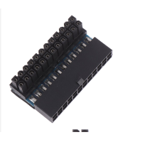 ราคา ATX 24Pin 90 degree 24 pin to 24pin Power Plug Adapter Mainboard Motherboard Power Connectors Modular for Power Supply Cables (1378444514)
