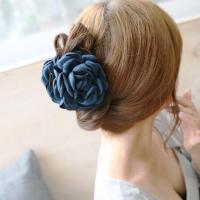 ราคา กิ๊ฟหนีบผมดอกไม้กุหลาบใหญ่สไตล์เกาหลีสำหรับผู้หญิงที่หนีบผมปิ่นปักผมผมผ้าหนีบผมเครื่องประดับผมดอกไม้สง่างาม (17123925818)