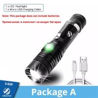 ราคา Ultra Senter LED Terang พร้อม XP L V6 LED ไฟฉายกันน้ำ Zoomable 4โหมด Multi ฟังก์ชั่นชาร์จ USB (21170534080)