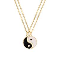 ราคา สร้อยคอจี้สำหรับชายหญิงสร้อยคอคู่รักสำหรับสร้อยคอมิตรภาพจี้คู่รัก2ชิ้น ชุด (21209760151)