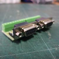 ราคา DB9 male and female head adapter screw terminal block 9 pin 9 hole RS232 RS485 conversion board (7179626369)