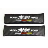 ราคา 2 Pcs เข็มขัดนิรภัยที่นั่งอัตโนมัติเบาะรถคาร์บอนไฟเบอร์ที่นั่งเข็มขัดนิรภัยที่นั่งรถ จัดแต่งทรงผมอุปกรณ์เสริมสำหรับ Honda Mugen Odyssey City Fit Civic Hrv Crv Urv Xrv Accord Spirior (3258698750)