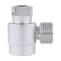 ราคา CO2 Cylinder Refill Adapter Self Made Gas Cylinder Regulator M10X1 to W21 8 14 Adapter for Argon CO2 Mixed Gas (20721061392)