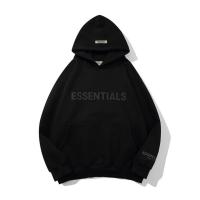 ราคา 2023 NEWHigh Street FEAR OF GOD Double Line Essentials โลโก้หน้าอกใหม่กดกาวลำลองแขนยาว Hoodie (19774676227)