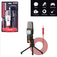 ราคา OKER Microphone Condenser M 888 ไมโครโฟน ไมค์คอนเดนเซอร์ Mic คอมพิวเตอร์ (8084603189)