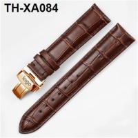 ราคา Crown Blue Lion Strap Leather GS Grand Seiko นาฬิกาหนังผู้ชายและผู้หญิงแบบเรียบหรูประดับหัวเข็มขัดผีเสื้อ 19 20มม (20146783902)