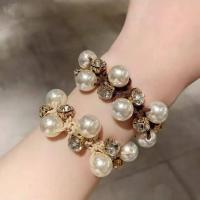 ราคา lamai hair accessories ยางรัดผมประดับไข่มุก ยางรัดผมเกาหลี ยางมัดผมน่ารักขนาดเล็ก แบบเรียบๆ สำหรับผู้หญิง Pearl rubber band girl hair band ponytail hair rope (19897476565)