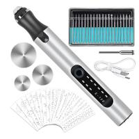 ราคา Engraving Pen Electric Engraving Tool Kit USB Rechargeable Engraver Etching Pen Micro Cordless Carve Tool for DIY Art (15086750322)