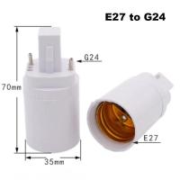 ราคา 2x E27 GU10 G9 E12 B22 MR16 to E27 E40 E14 LED light Bulb Holder Converter AC base power Socket Adapter lampholder For Corn lamp YB22 (19843141944)