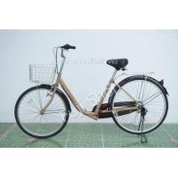 ราคา จักรยานแม่บ้านญี่ปุ่น ล้อ 24 26 นิ้ว มีเกียร์ สีน้ำตาล จักรยานมือสอง (19579352944)