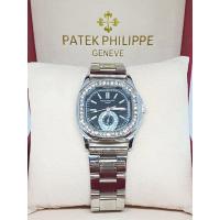 ราคา Patek Philippe ฟรีกล่อง นาฬิกาแฟชั่นผู้หญิง สายเหล็ก สีเงิน โรสโกล์ว ล้อมเพชร นาฬิกาข้อมือผู้หญิง นาฬิกาแบรนเนม RC882 (5944798280)