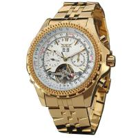 ราคา 2023 JARAGAR นาฬิกาแฟชั่นเครื่องกลปฏิทินอัตโนมัตินาฬิกาสำหรับผู้ชายใหม่ดีไซน์แบบกลวงนาฬิกาข้อมือธุรกิจสายนาฬิกาข้อมือเหล็ก (20363500394)