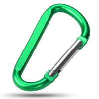 ราคา Momopersara คาราไบเนอร์ คาราบิเนอร์อะลูมิเนียม คาราบิเนอร์ ตะขอ carabiner D Shape 8 รูปตัวDขนาด 8 CM ตะขอแขวน (19493590228)