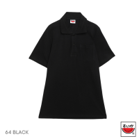 ราคา แตงโม SUIKA เสื้อแตงโมคอปก POLO ชาย หญิง 64 BLACK (18204083289)