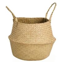ราคา Tree O ตะกร้าดอกไม้หญ้า ขนาด 32x32x26 ซม LS012L สีธรรมชาติ (10099452040)