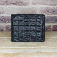 ราคา King of Leather กระเป๋าสตางค์หนังจระเข้ เป็นหนังส่วนกระดูกหลัง กระเป๋าหนัง Exotic หนังแท้ มีแข็งแรงทนทานมาก ถักขอบกระเป๋าตลอดใบ (17347066752)