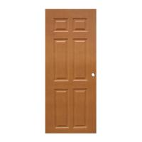 ราคา ฟรีค่าส่ง ประตู UPVC ภายใน MASTERWOOD รุ่น LMN003 ขนาด 80 x 200 ซม สีออร์เรนจ์ทีก เจาะลูกบิด โปรโมชั่นประตู ราคาถูก สินค้าพร้อมส่งด่วน (17524472553)