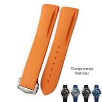 ราคา 2023 Gelang Jam Silikon Karet 19Mm 20Mm 21Mm 22Mm untuk Jam Tangan Omega AT150 Makasih 300 De Ville Planet Ocean Jam Tangan Tali Gesper Runcing (20151946193)