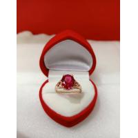 ราคา แหวนหัวทับทิมสีชมพูไม่ลอก (15576383487)