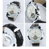 ราคา Fashion mens watch238814 Foreign trade JARAGAR tian long ba bu flywheel men automatic mechanical watch strap watch men (20022402378)