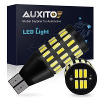 ราคา AUXITO 2Pcs T15 LED ย้อนกลับ Canbus W16W T15หลอดไฟข้อผิดพลาดฟรีสำหรับไฟสำรอง12V ไฟท้าย (17482280096)