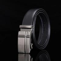 ราคา เข็มขัดลำลองธุรกิจหัวเข็มขัดสี่เหลี่ยมทำจาก PU อัลลอยด์เข็มขัดสีดำหรูหราสำหรับผู้ชายกางเกงยีนส์เข็มขัดโลหะ (21171316167)