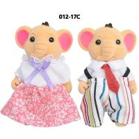 ราคา ตุ๊กตาสัตว์ป่าขนาดเล็กสำหรับครอบครัวจาก1 12ตุ๊กตากระต่ายเสือครอบครัวของเล่นในบ้านตุ๊กตาเด็กทารกแมวกระต่ายของขวัญวันคริสต์มาส (21170314500)