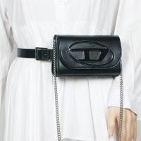 ราคา xiyanhuang NALLCHEER Diesel bag กระเป๋าคาดเอวของผู้หญิงกระเป๋าทรงสี่เหลี่ยมขนาดเล็กหนัง PU กระเป๋าสายโซ่สะพายไหล่สีแบบแฟชั่นดีไซน์เฉพาะ (20129208062)